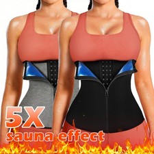 Fajas Reductoras Abdomen Para Mujer Sudar Perder Peso Entrenador De Cintura NEW