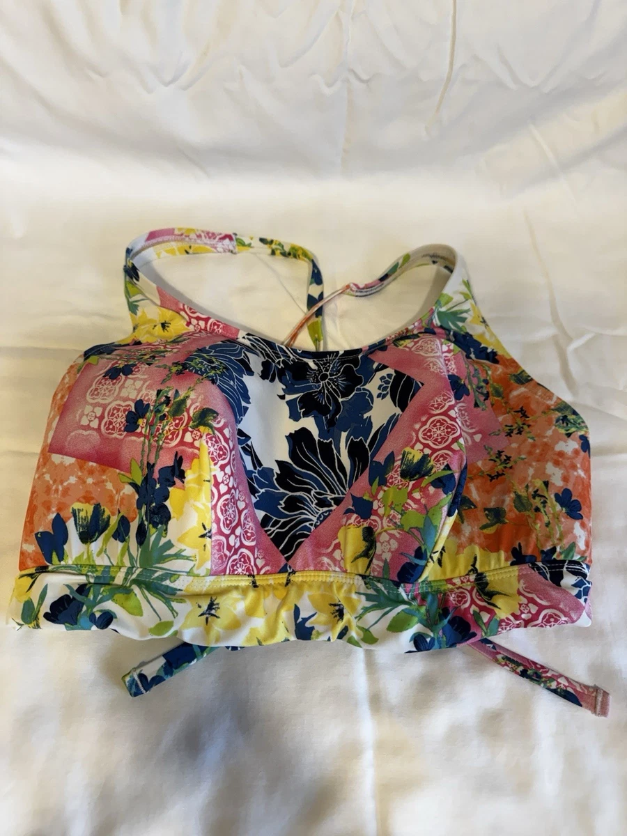 Haut De Maillot De Bain Tankini Lane Bryant - Taille 16 - Noir Floral - Sans Armature - Nylon