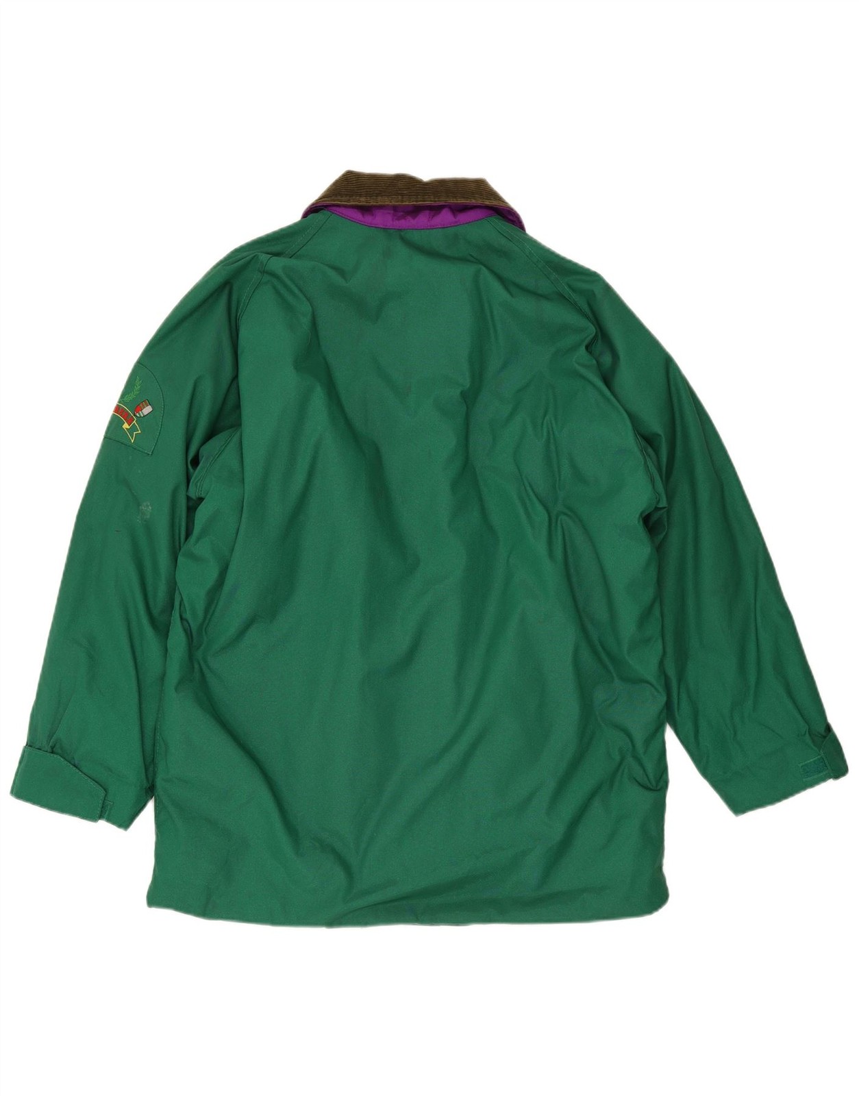 CARRERA Mens Loose Fit Windbreaker Jacket UK 38 Medium Green Polyamide BS21 image 2