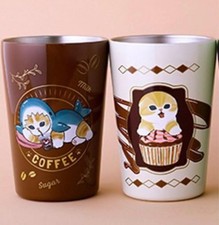 Moff Sand Insulated Flask Cup Shark Nyan Sweets Nyan 2 pcs Used