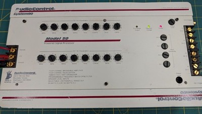 Old School!!! Audio Control System90 Model 50 Equalizer 4ch Amp Made in America!