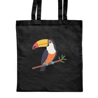 Shopper-Tasche 'Toucan on a Branch' klassisch schwarz (ZB00030761)