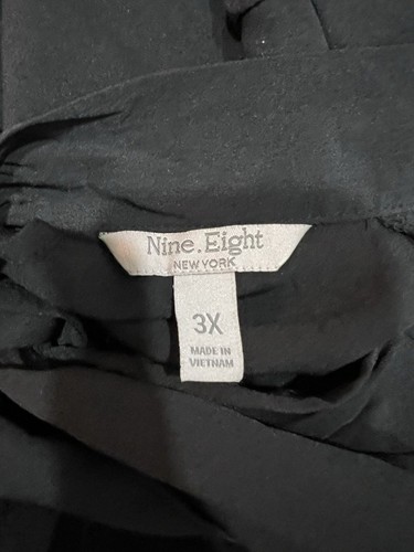 Little black Plus size dress Nine Eight New York SZ 3X Whimsigoth, cocktail - Picture 6 of 14