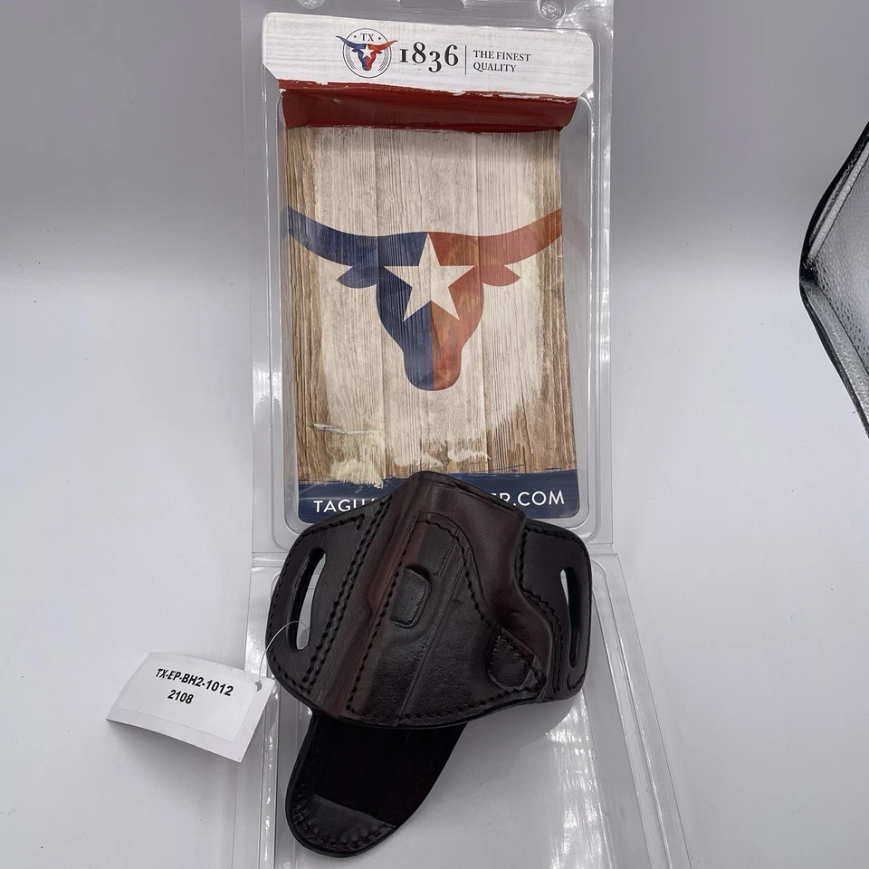 TAGUA TX 1836 FORT CINTURÓN HOLSTR DOBLE STK 9mm/.40 RH MARRÓN TX-EP-BH2-1012 Foto 3 de 4