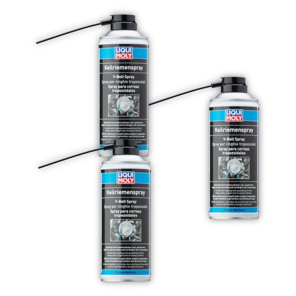 3X Keilriemenspray Liqui Moly 4085 Keilriemen-Spray Fettspray Riemenspray 400Ml-image