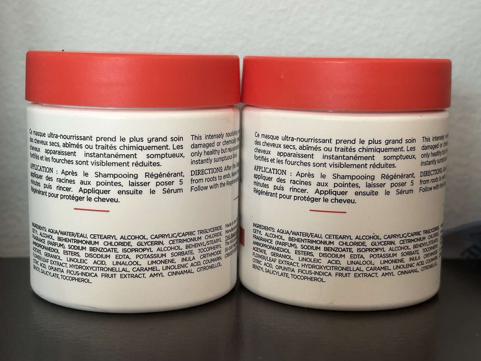 2x Christophe Robin Regenerating Hair Mask - 2.5 OZ Each Mini Travel Size