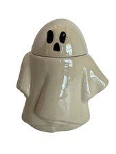 Way to Celebrate Halloween Ceramic Ghost Treat Jar