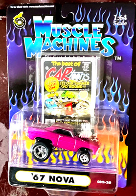 Muscle Machines 1/64 Cartoons 67 Nova Purple All Jacked Up