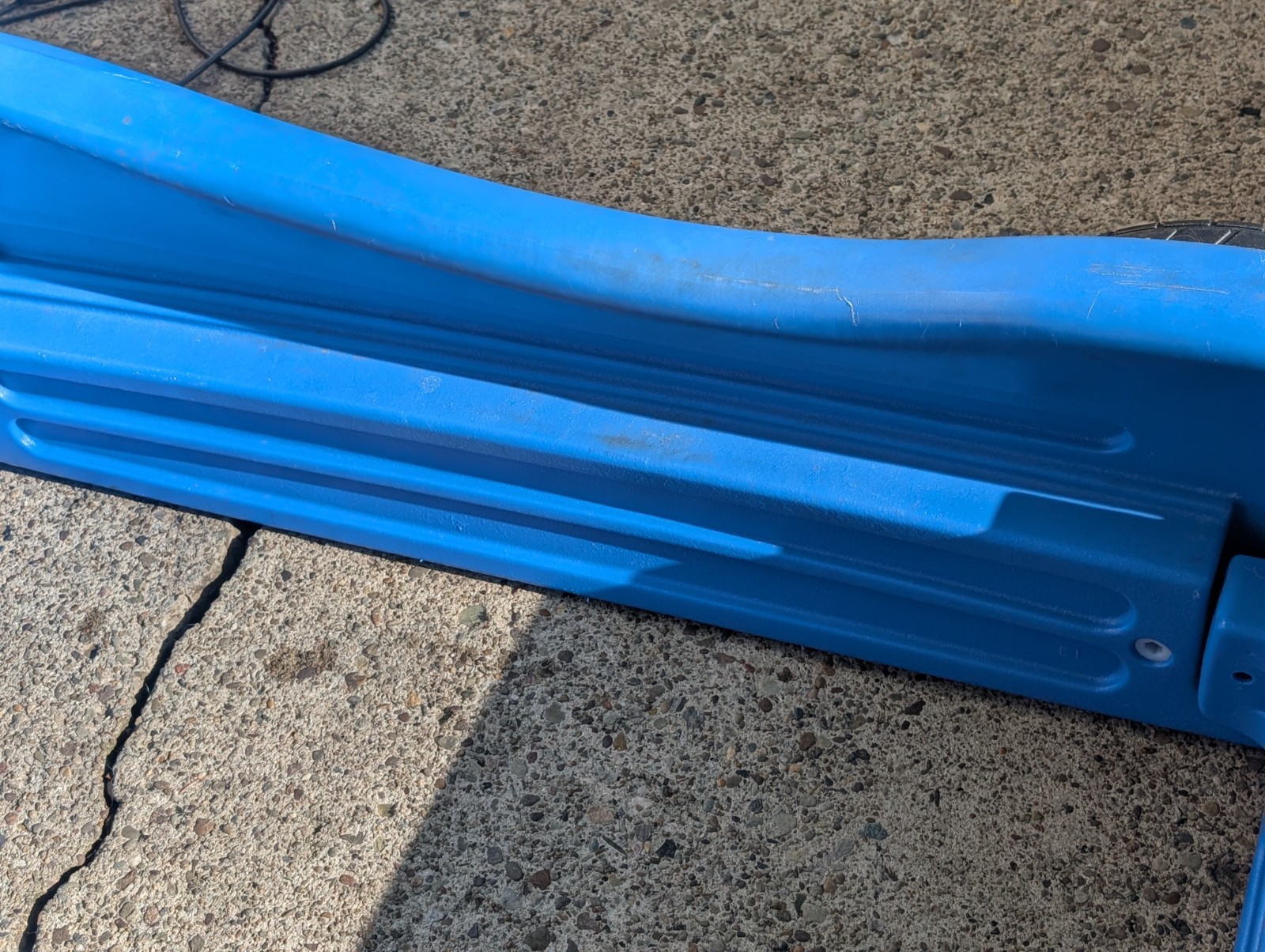 Little Tikes Blue Race Car Bed Kids Sports Frame