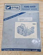 Atsg Ford Axod Techtran Transmission Repair Manual 1992 Revised Edition Atsg Ford Axod Techtran Transmission Repair Manual 1992 Revised Edition