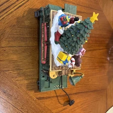 New Bright Holiday Express TREE TOP TENDER Good Motherboard Top only Read!