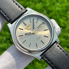 Vintage Seiko 5 Skin Sunburst Dial Automatic Japan Made Men s Watch 7009-3171
