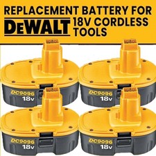 4-PACK 18V For Dewalt 18 VOLT XRP Ni-MH 7.0Ah Battery DC9099 DC9096 DC9098 NEW