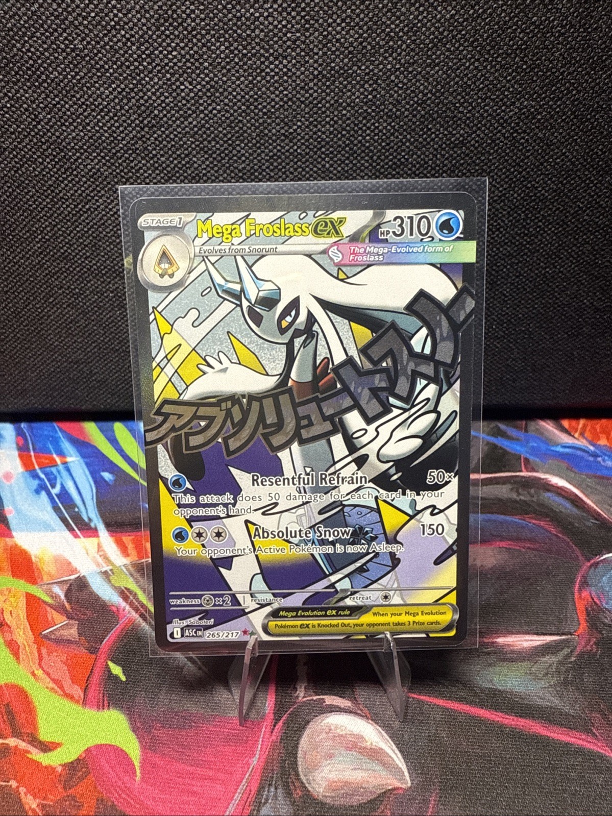 Mega Froslass ex 265/217 Mega Attack Rare Ascended Heroes