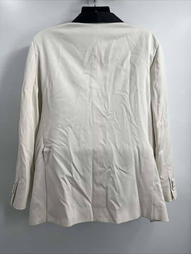SUITSUPPLY Men's Wool Single-Breasted Classic Fit White Blazer Jacket Size 50 - Picture 11 of 15