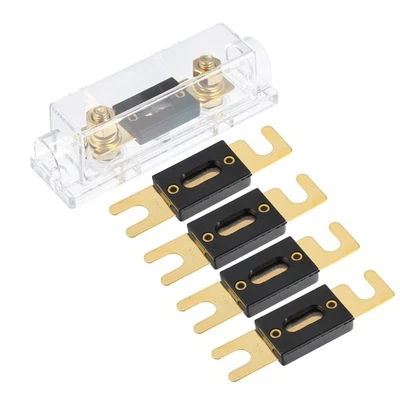 1 Ensemble Câbles Voiture 1/0 2 4 Awg Porte-Fusible 5 Fusibles Anl 500A - Photo 1/4
