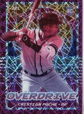 2021 Panini Chronicles #11 Cristian Pache Overdrive Purple Velocity