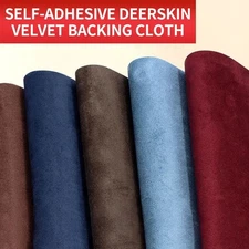 Self Adhesive Suede Fabric Sticky Velvet Liner Roll for Car Interior Modificatio