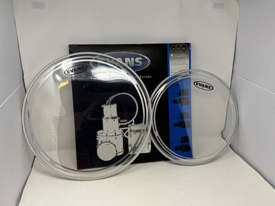 Evans EC2 Clear Drum Head Pack 13'' & 16'' Used