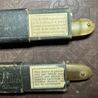 RARE Lot of 2 Vintage straight razors by HENRY SEARS & SONS and R.J. ROBERTS  — photo 5