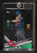 2017 Topps Clearly Authentic Auto Green 79/99 Tyler Naquin #CAAU-TN Auto 1b0