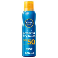 NIVEA SUN Protect & Dry Touch Refreshing Sun Mist Spray SPF50 (200ml), 53.70 per litre