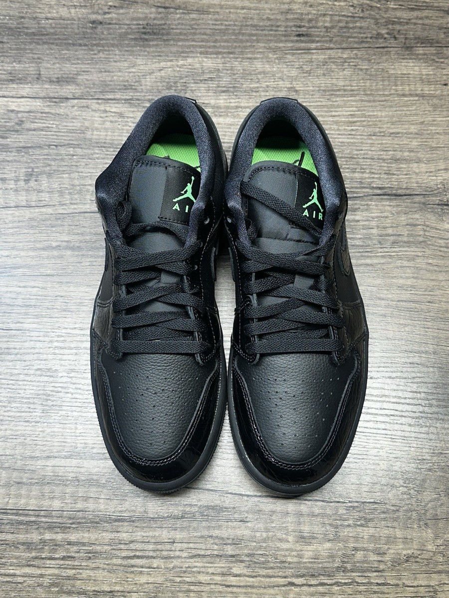 Nike Air Jordan 1 Low ブラックUS12 30cm 未使用品 Nike Air Jordan 1 Low SE Black Croc Scream Green IQ9701-010