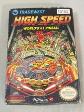 High Speed Pinball: CIB- Original NES- Contacts Cleaned-Game TESTED and WORKS!