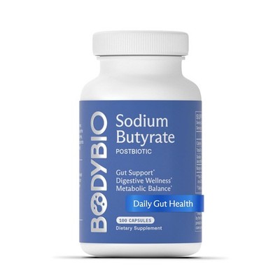 BodyBio Butyrat - Postbiotikum für Darmgesundheit, Verdauungsunterstützung, Blähungen, Blähungen & Co