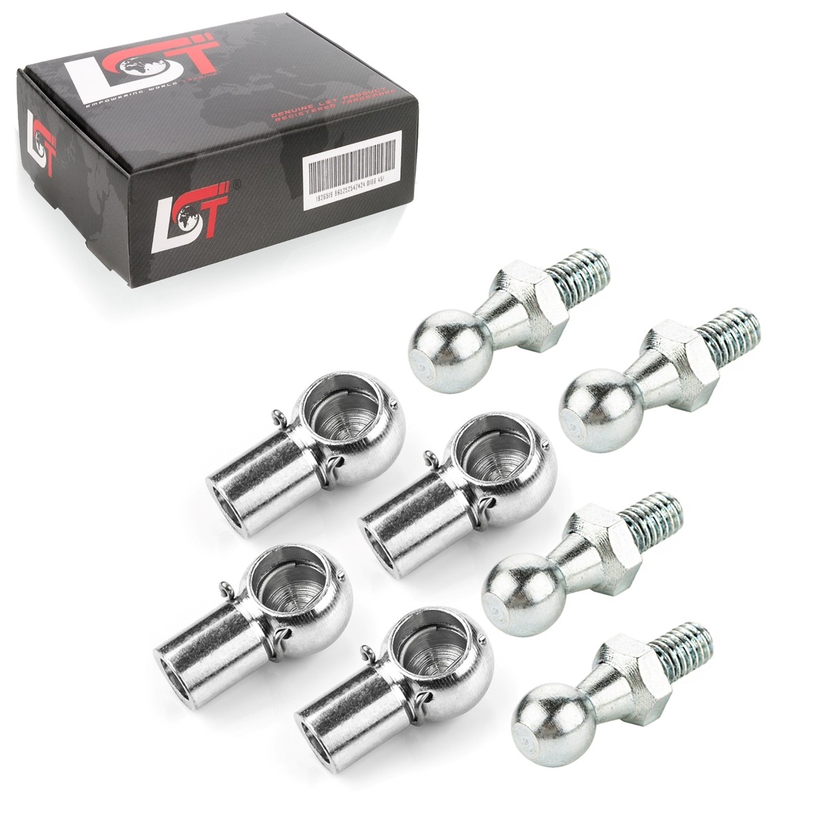 4x Set Ball Joint Pin Pan M6 10mm Ball Head DIN71803 DIN71805 for HONDA
