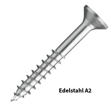 Würth ASSY 4 A2 CS Universalschraube Edelstahl A2 blank Teilgewinde Senkkopf