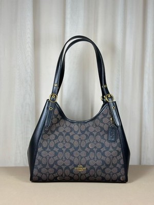 New COACH Classic Erin Shoulder Bag Underarm Bag  handbag Coffee Black CAQ87 !