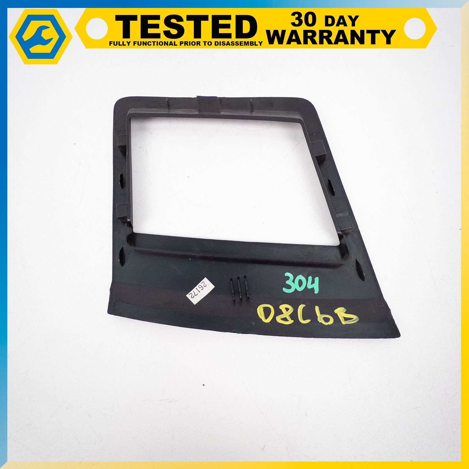 05-13 CHEVROLET CORVETTE C6 HEADS UP DISPLAY HUD BLACK EBONY BEZEL TRIM OEM