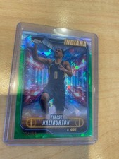 2024-25 Topps Chrome Sapphire Green Refractor Tyrese Haliburtan #'rd 84/99