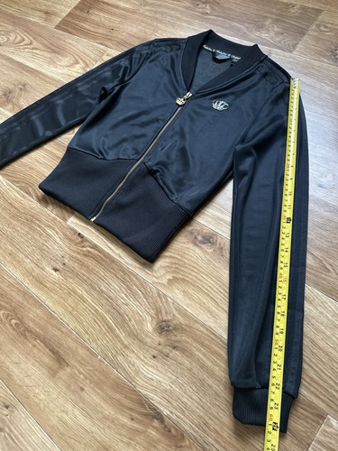 Adidas Missy Elliott Respect ME Trainingsjacke Strass Y2K Cropped Schwarz XS 34 - Bild 14 von 17