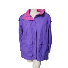 Vintage 90's Pacific Trail royal purple windbreaker jacket coat M medium