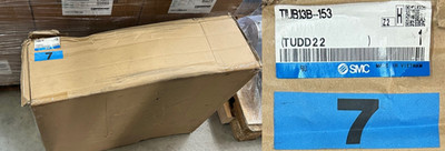 SMC TIUB13B-153 Flexible Pneumatic Tube .33'' Dia In x .5'' Dia Out BLACK - NEW