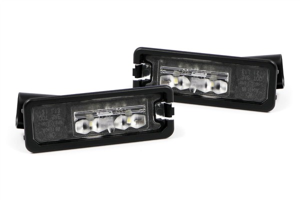 VW Polo Kennzeichenleuchten Set LED 18- Pair RüCkseite Weiß-image