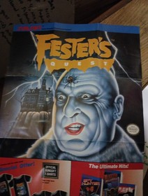 Fester's Quest Game Poster for NES Nintendo Entertainment System