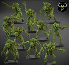 Woodland Guardians Feral Spirit Pack 28mm X10 Fantasy Elven Monster Infantry