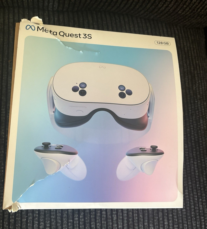 Meta Quest 3S 128GB Standalone VR Headset with Controllers & Accessories
