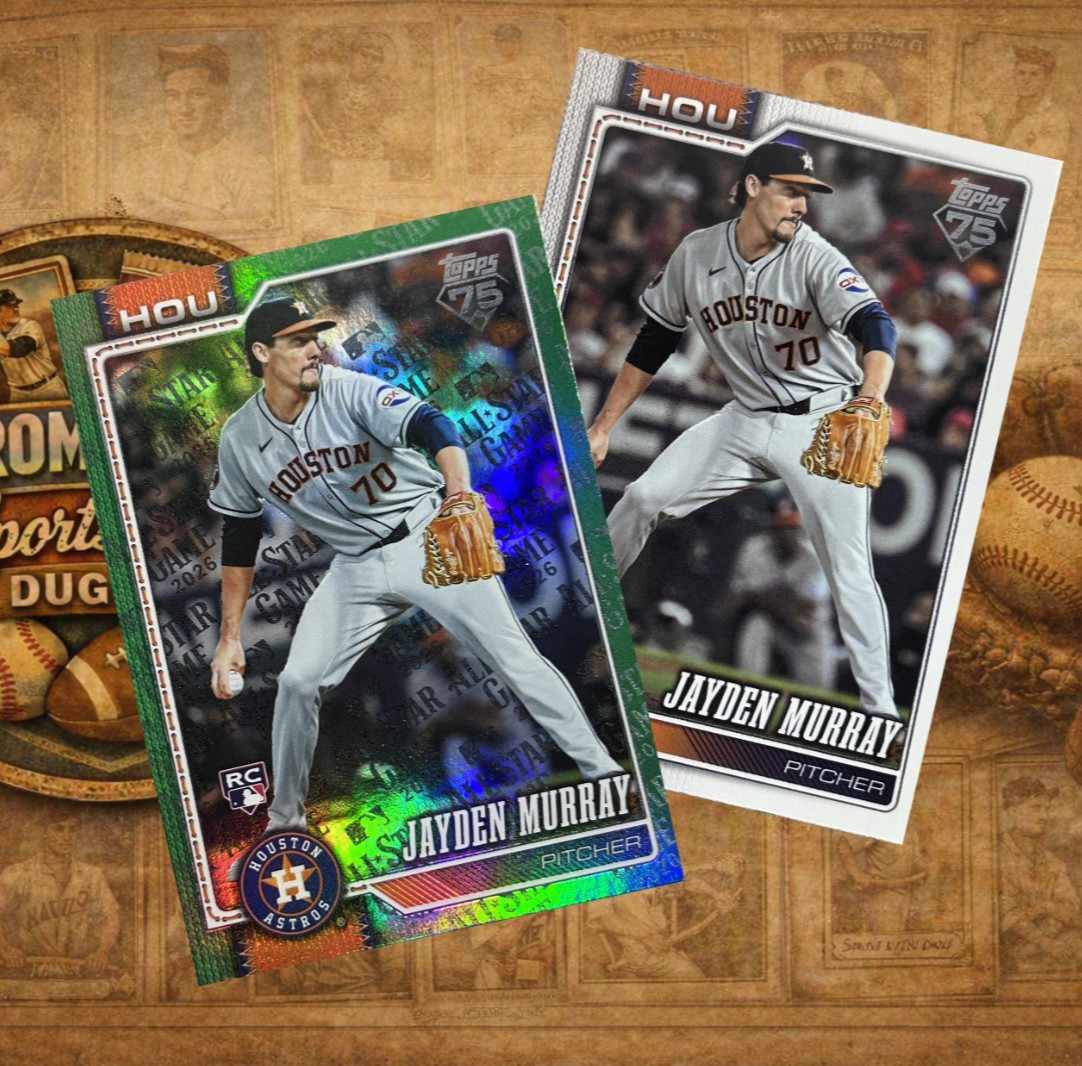 2026 Topps Series 2 | #664 Jayden Murray (RC) | All-Star Game Green Foil /99