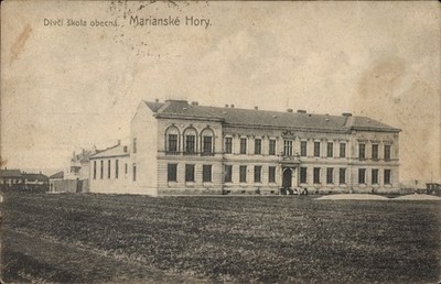 Ak Mariánské Lázně Marienbad Region Karlsbad, Mädchen Gesamtschule - 5080560