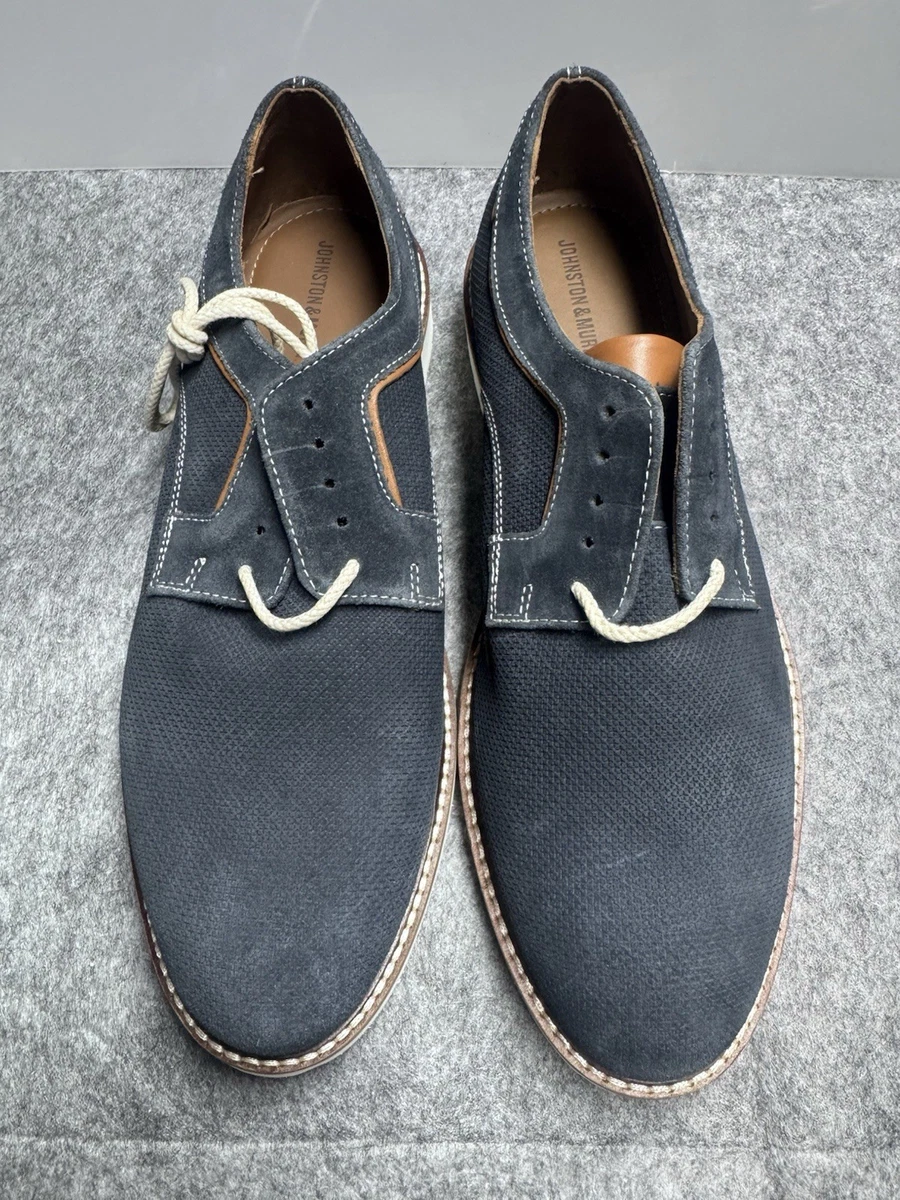 Johnston & Murphy Suede Blue Dress Shoes for Men for sale | eBay display picture 1