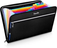 Fireproof Safe Waterproof Accordion File Bag Folder Expanding Filing Folder with
