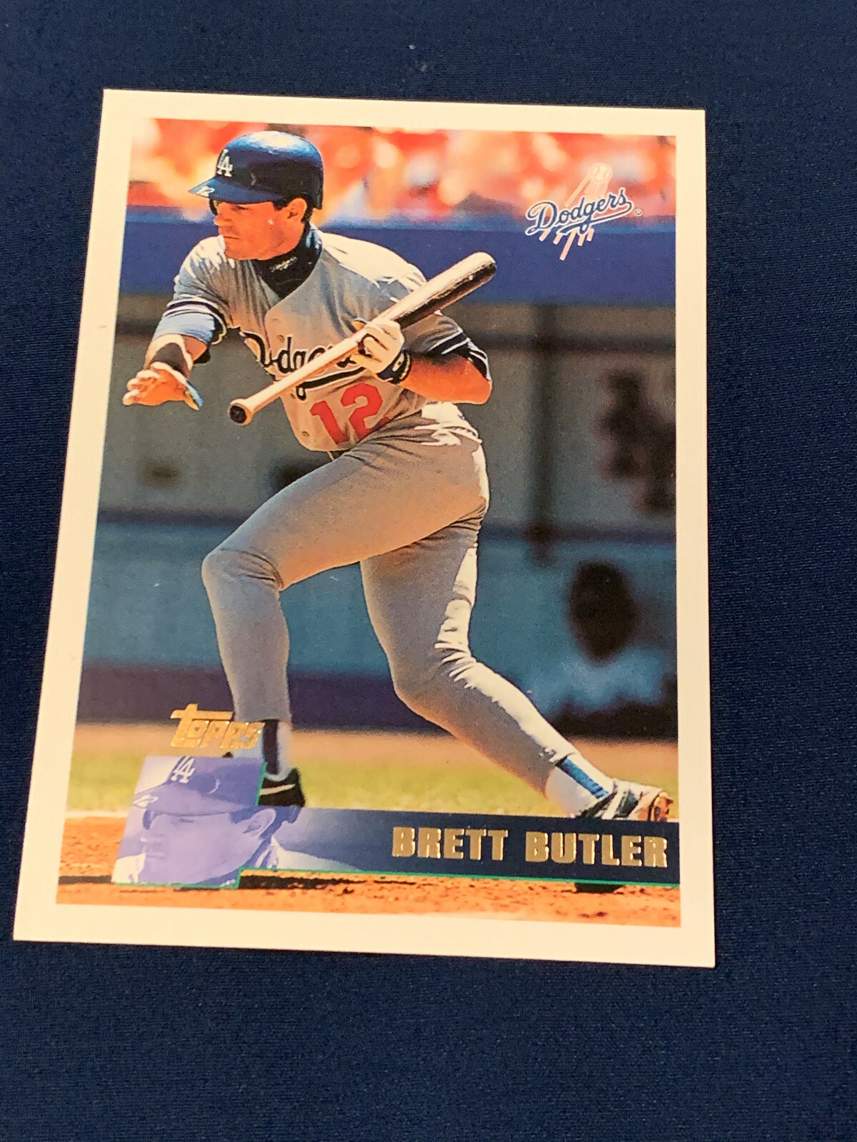 1996 Topps Baseball Card Brett Butler Los Angeles Dodgers #277 NMMt ...