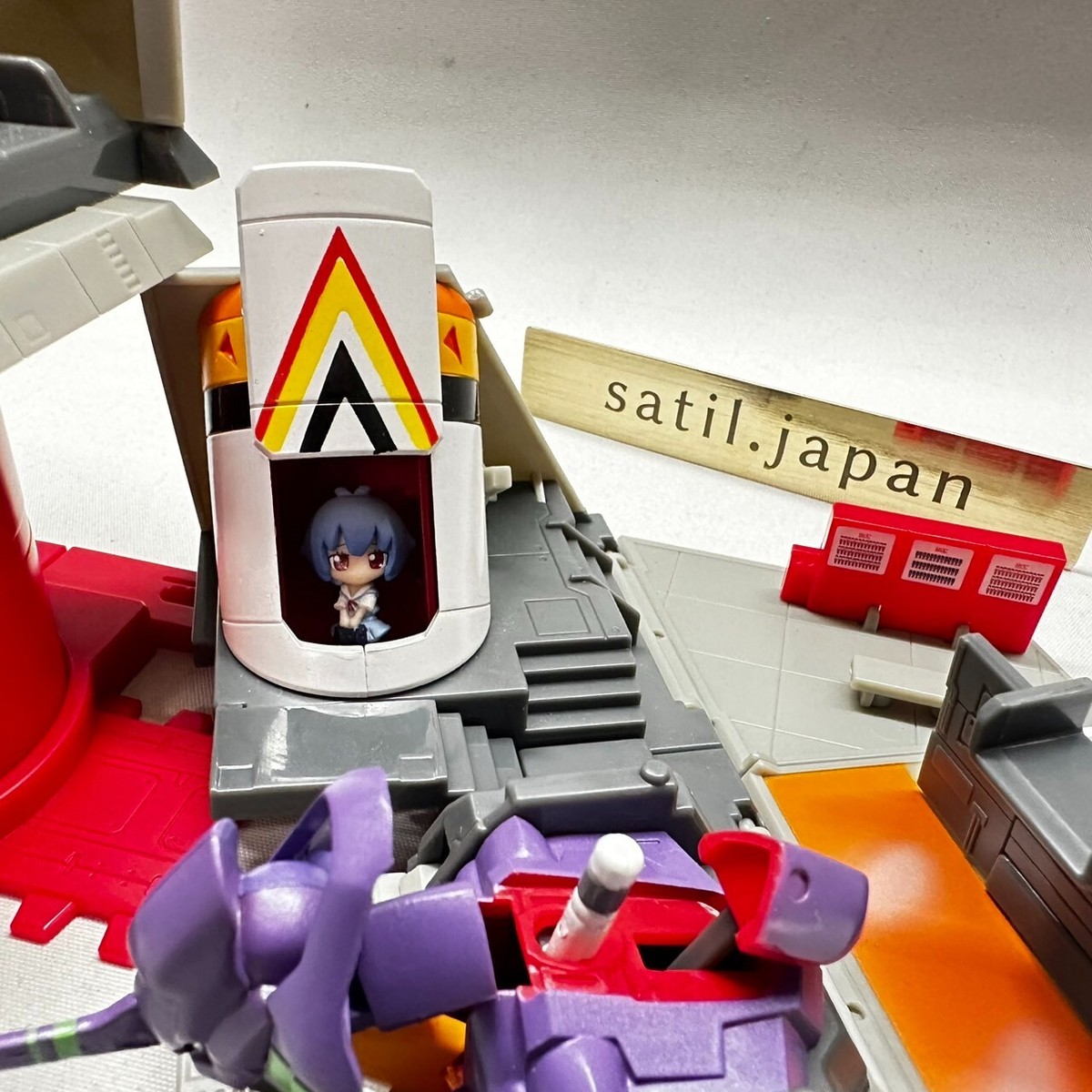 USED] Bandai Evangelion Welcome To The Nerv Base Diorama Set of 5