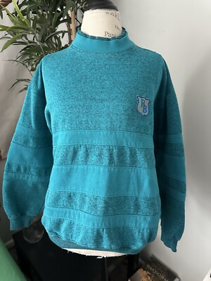 Bugle Boy Sweatshirt Size Medium Blue Vintage