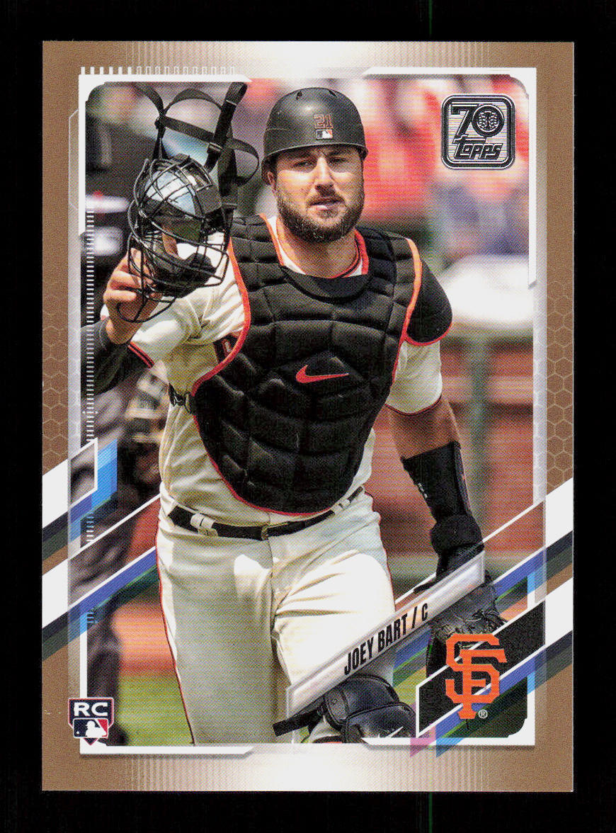 2021 Topps #12 Joey Bart RC Gold #'d /2021