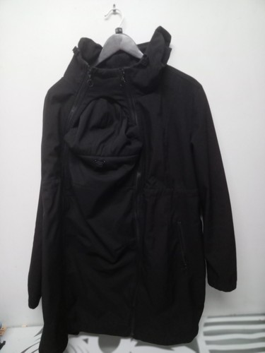 Noppies Baby Träger Umstandsmode warm Reißverschluss vorne Mantel Jacke schwarz Large Ex
